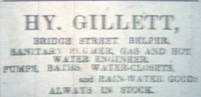 Gillett Advert